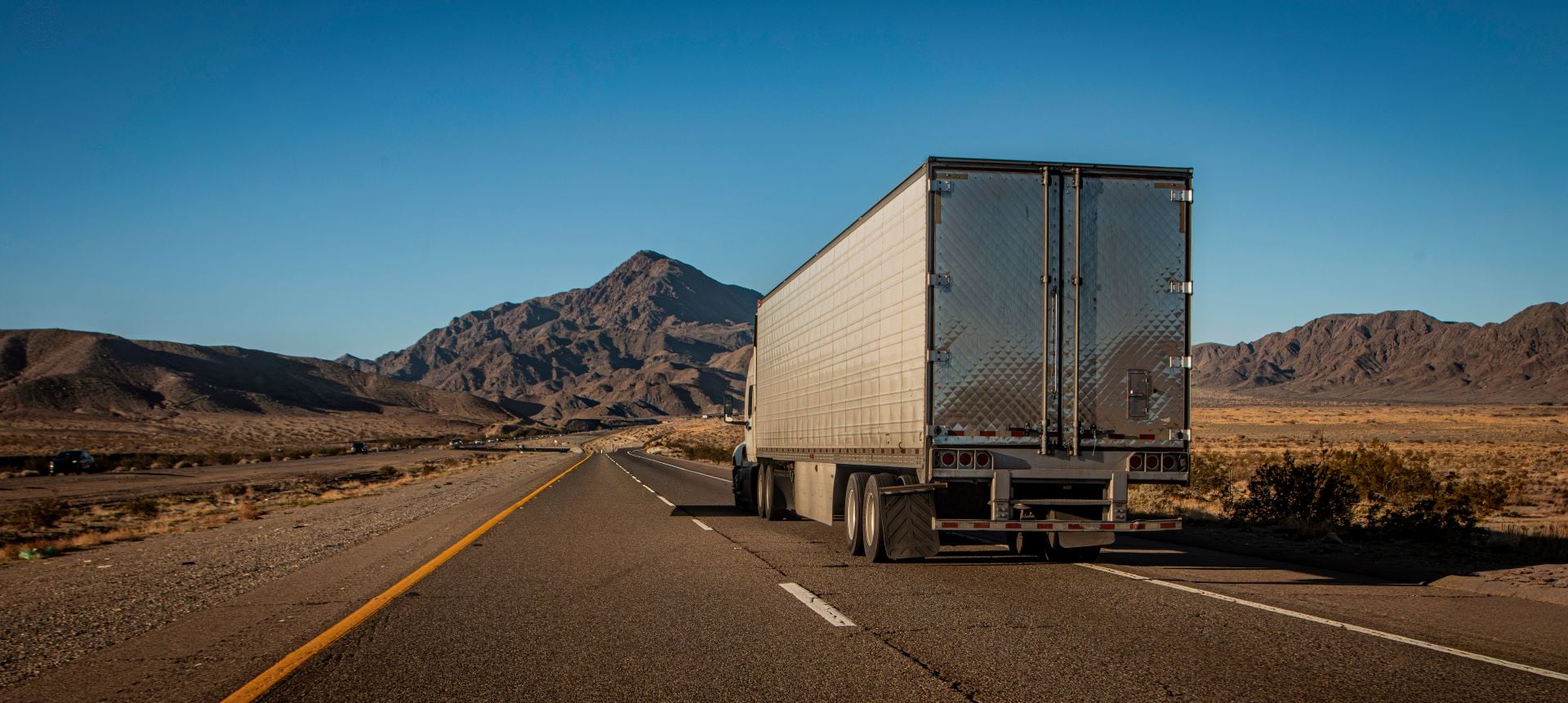 semi on the highway